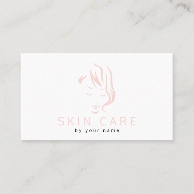 Skin Care Beauty Business Card Visitenkarte (Vorderseite)