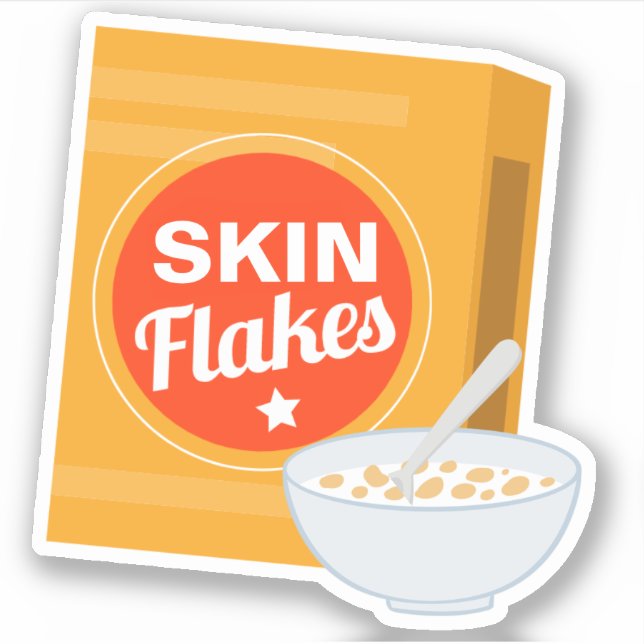 Skin Flakes Paramedic EMS 911 Spaß Morale Sticker (Vorderseite)