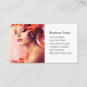 Skincare & Beauty Salon Visitenkarte 