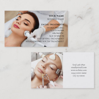 Skincare & Beauty Salon Visitenkarte