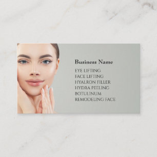 Skincare & Beauty Salon Visitenkarte 