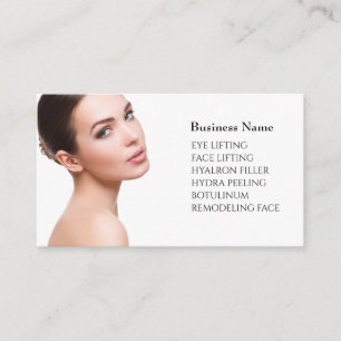 Skincare & Beauty Salon Visitenkarte 