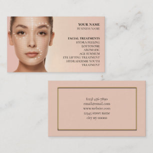Skincare & Beauty Salon Visitenkarte