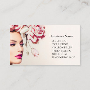 Skincare & Beauty Salon Visitenkarte 
