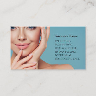 Skincare & Beauty Salon Visitenkarte 