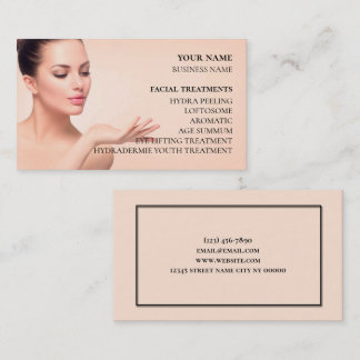 Skincare & Beauty Salon Visitenkarte