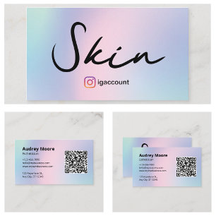 Skincare Makeup Salon Wellness-Center Visitenkarte