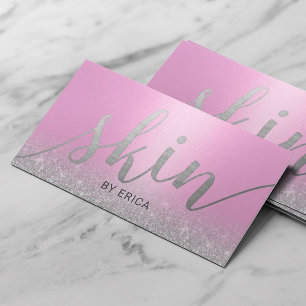Skincare Salon Wellness-Center Esthetician Moderne Visitenkarte