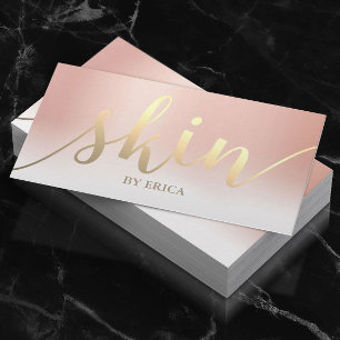Skincare Salon Wellness-Center Esthetician Rose Visitenkarte