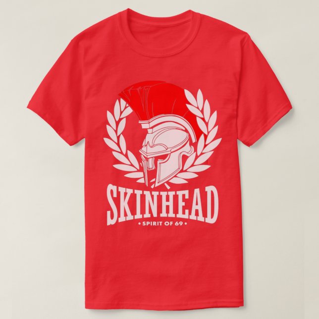 Skinhead Helmet T-Shirt (Design vorne)