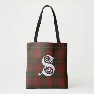 Skinner Clan Tartan Monogram Tasche