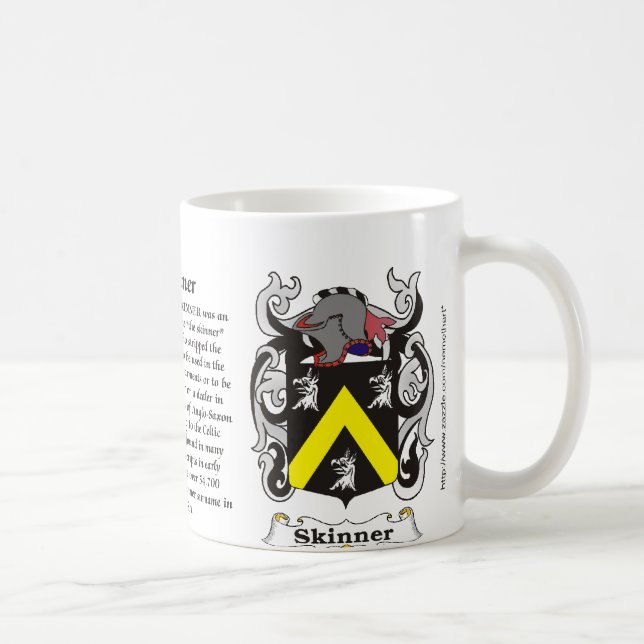 Skinner-Familien-Wappen Tasse (Rechts)