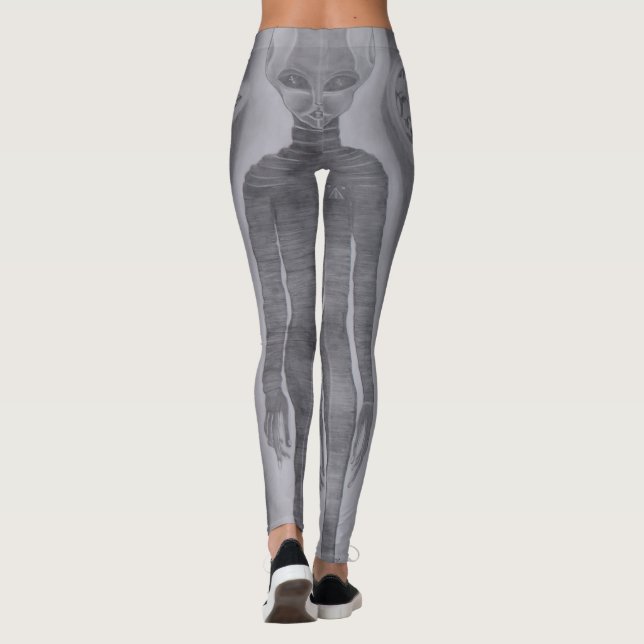 Skinny Bob LapTop Sleeve (art par IsBe) Leggings (Dos)