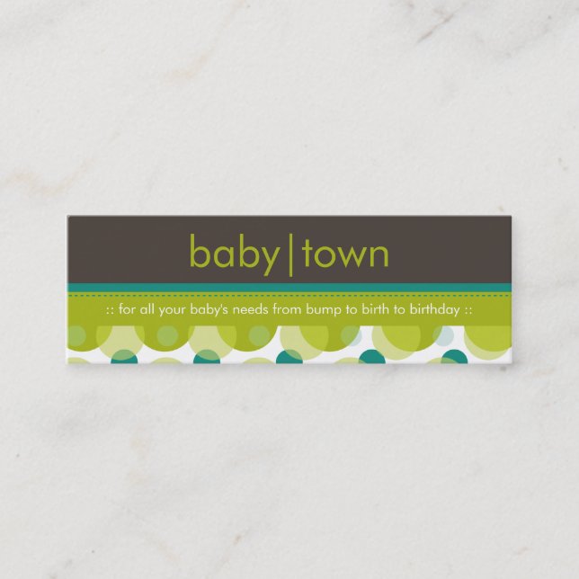 SKINNY CARTE DE VISITE :: babytown 7 (Devant)