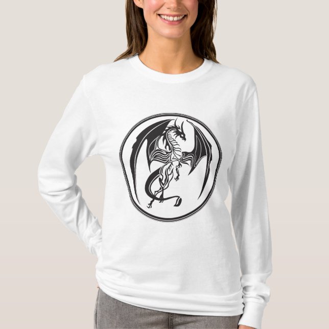 Skinny Drache... T-Shirt (Vorderseite)