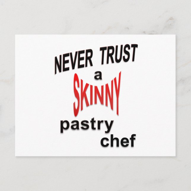 Skinny Pastry Koch Postcard Postkarte (Vorderseite)
