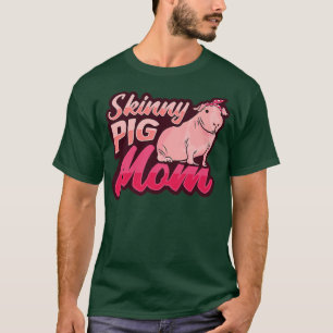Skinny Pig Mom Bandana Design für einen Meerschwei T-Shirt