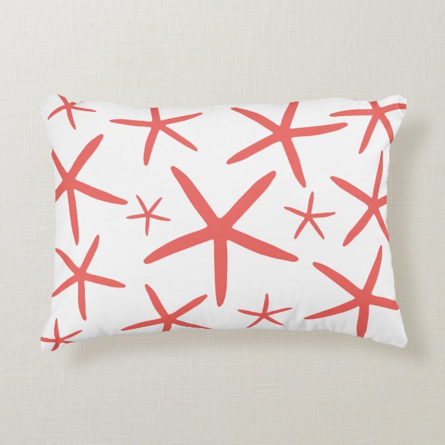 Skinny Starfish | Koralle Zierkissen (Vorderseite)