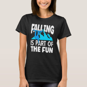 Skiort Falling ist Teil des Fun Snowboardens T-Shirt