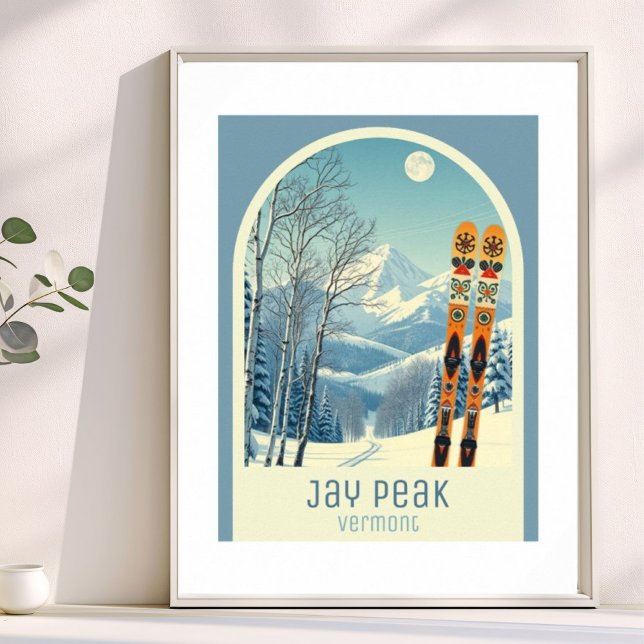 Skiort Jay Peak Vermont Poster (Von Creator hochgeladen)