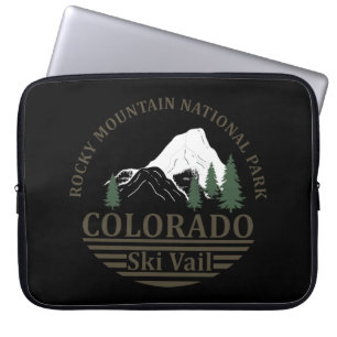 Skiort Vail Colorado Laptopschutzhülle