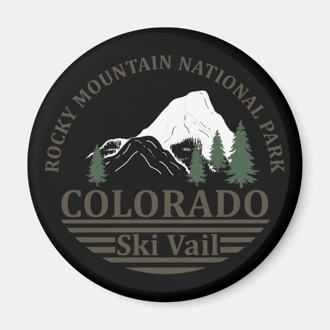Skiort Vail Colorado Magnet (Vorne)