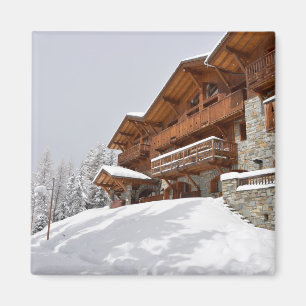 Skiortchaletmagnet Magnet