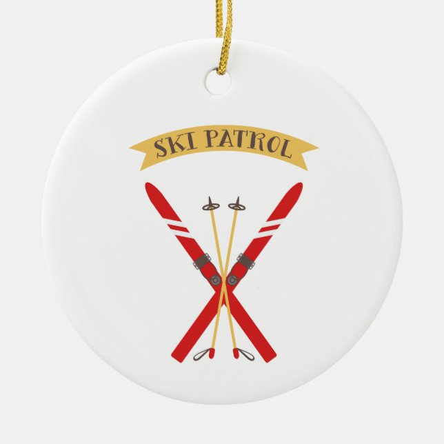 Skipatrol Keramik Ornament (Vorne)