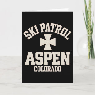 Skipatrouille Aspen Colorado Skifahren und Snowboa Karte