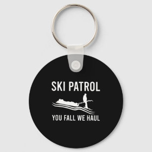 Skipatrouille du fällst wir ziehen schlüsselanhänger