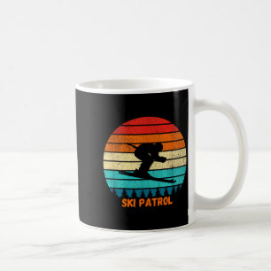 Skipatrouille Skigebiet Winter Skifahren Sonnenunt Kaffeetasse
