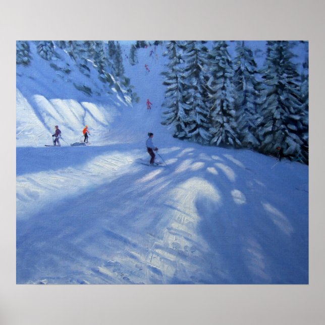 Skipiste Morzine Poster (Vorne)