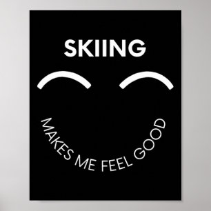 Skipisten Berge Winter Sport Jung Alpin Poster