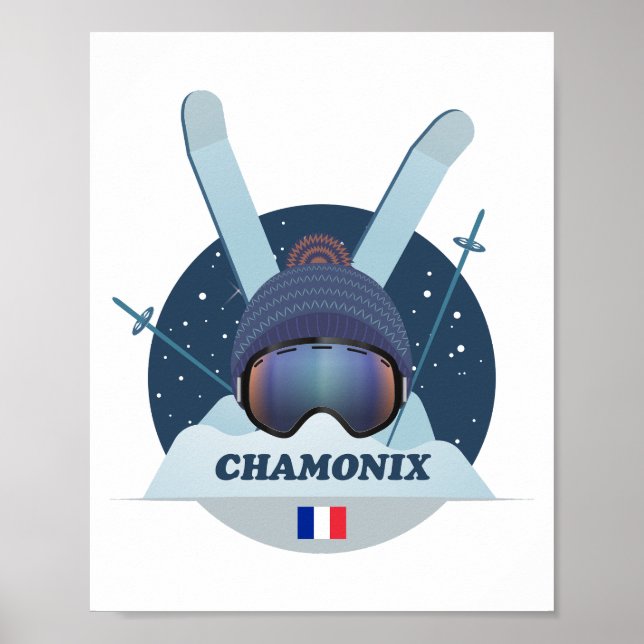 Skiposter Chamonix Poster (Vorne)