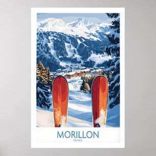 Skiposter Morillon Frankreich 1 Poster