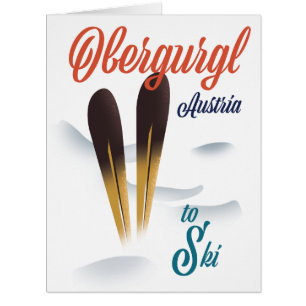 Skiposter Obergurgl Österreich