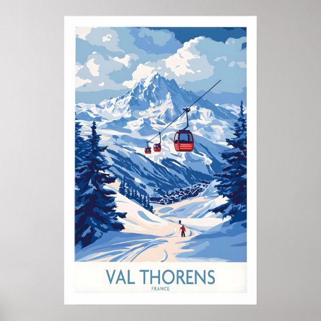 Skiposter Val Thorens 1 Poster (Vorne)