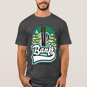 Skipposter von Banff Canada T-Shirt