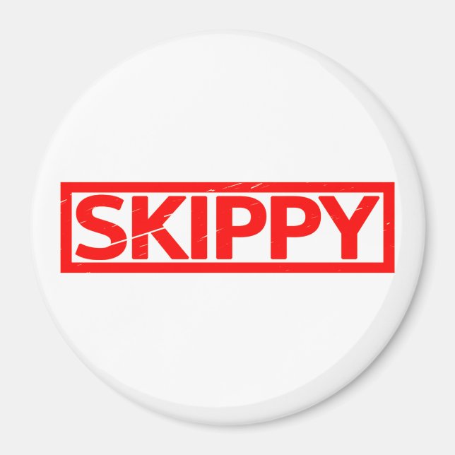 Skippy-Briefmarke Magnet (Vorne)