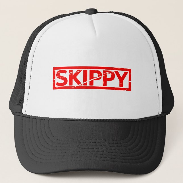 Skippy Briefmarke Truckerkappe (Vorderseite)