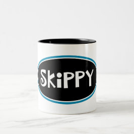 SKIPPY Zwei-Tone-KAFFEE-TASSE Zweifarbige Tasse