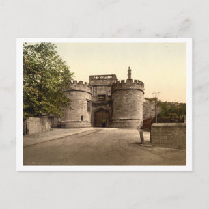 Skipton Castle Gateway, Yorkshire, England Postkarte