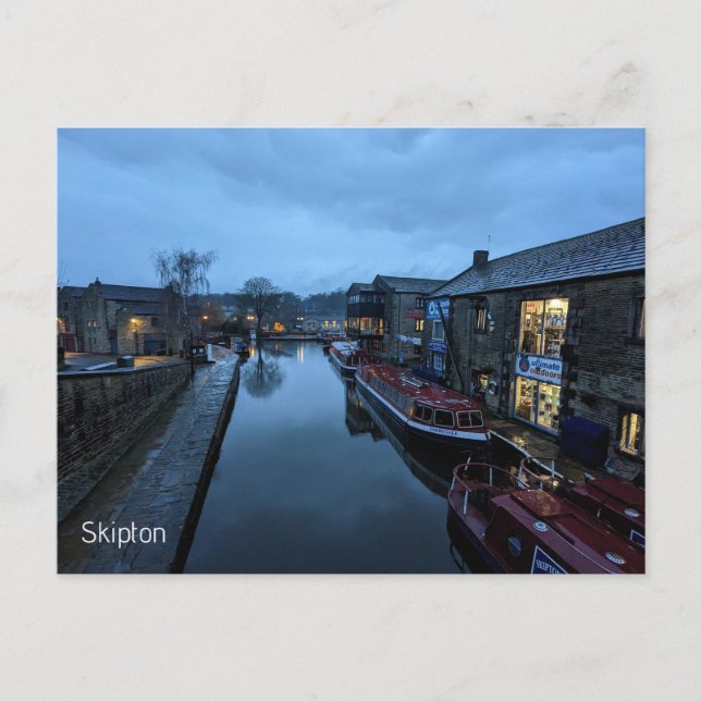 Skipton Town Postkarte (Vorderseite)