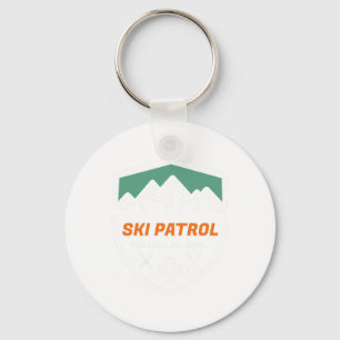 Skiraum Sie fallen wir Haul Skier Istance Skifahre Schlüsselanhänger