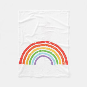 Skireise Skifahren Regenbogen Fleecedecke