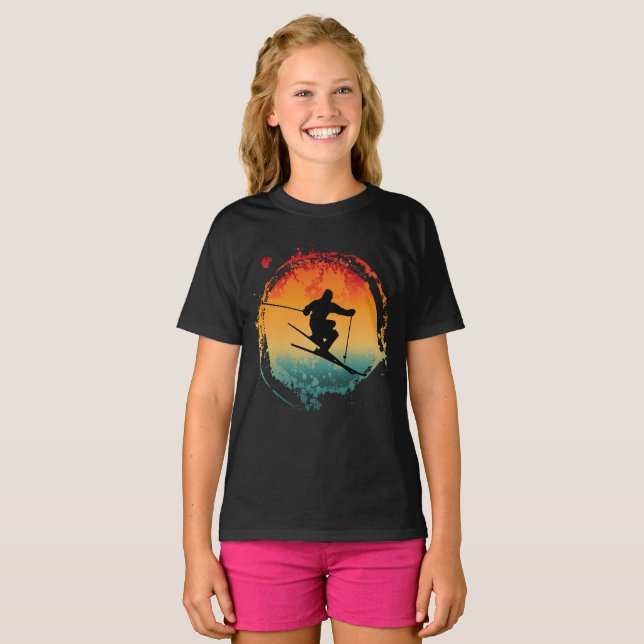 SKIRETRO VINTAGER T - Shirt (Vorne ganz)