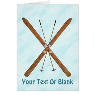 Skis De Fond Sur Neige