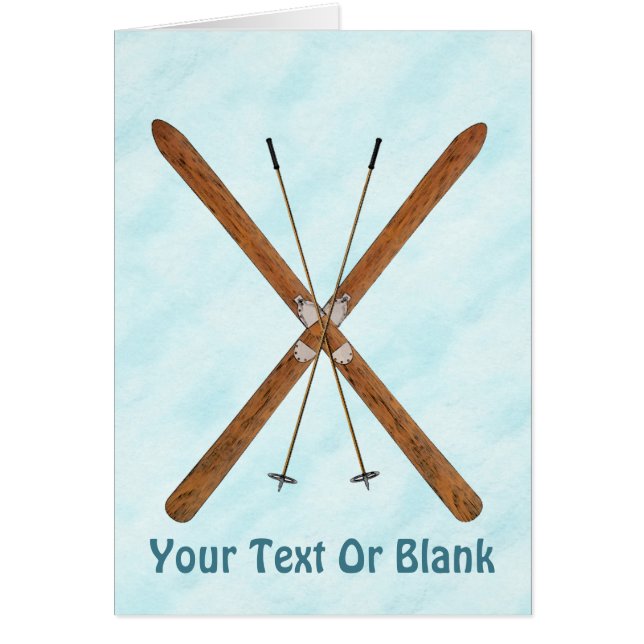 Skis De Fond Sur Neige (Devant)