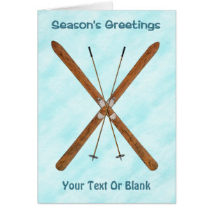 Skis De Fond Sur Neige