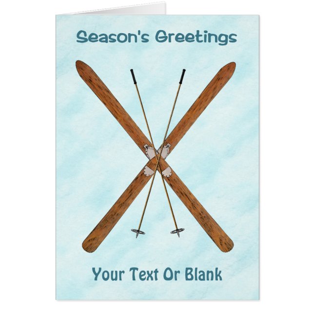 Skis De Fond Sur Neige (Devant)